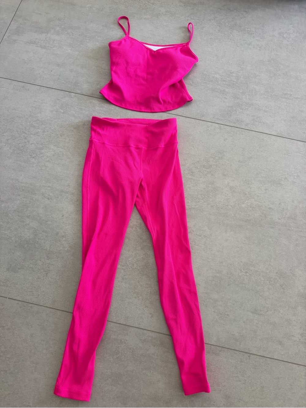 GAP Hot Pink Ribbed Sports Bra